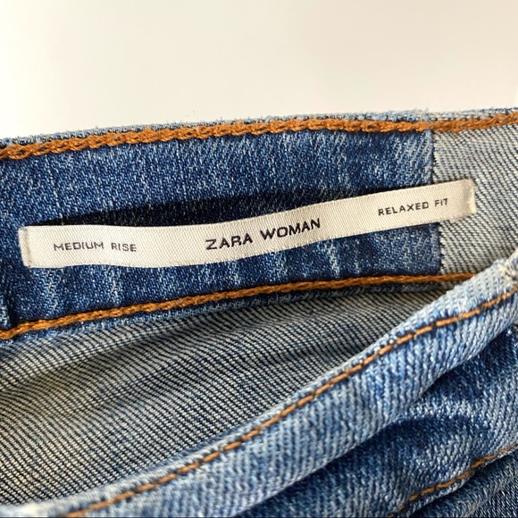 Zara Ripped Relaxed Fit Jeans - Picture 11 of 11